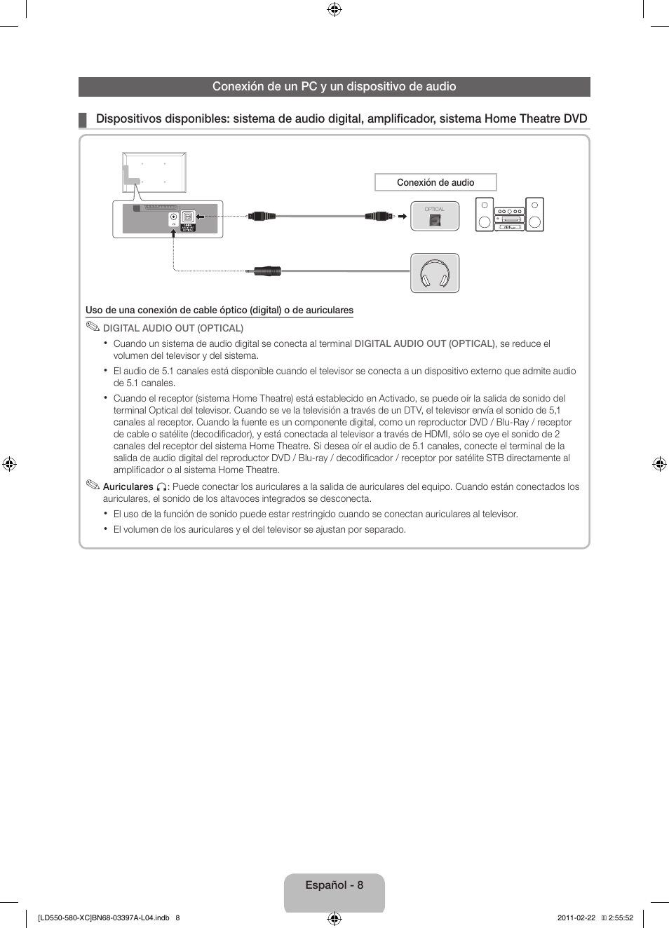 Samsung LE40D550K1W User Manual | Page 40 / 65