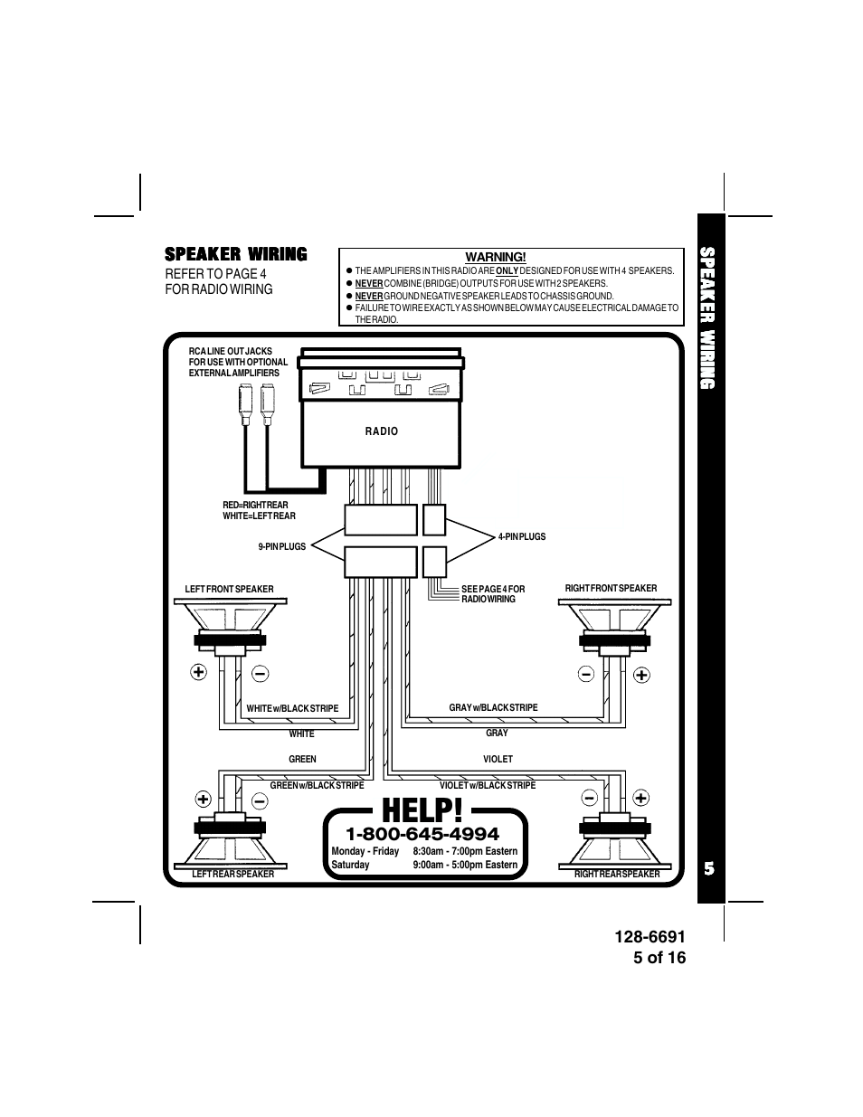 Help | Audiovox ACD-27 User Manual | Page 5 / 16