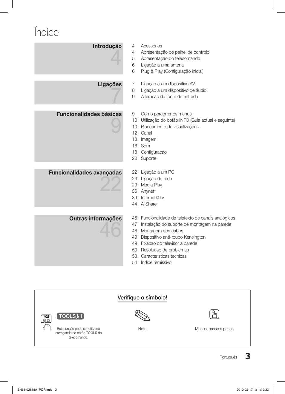 Índice | Samsung LE32C652L2W User Manual | Page 165 / 326