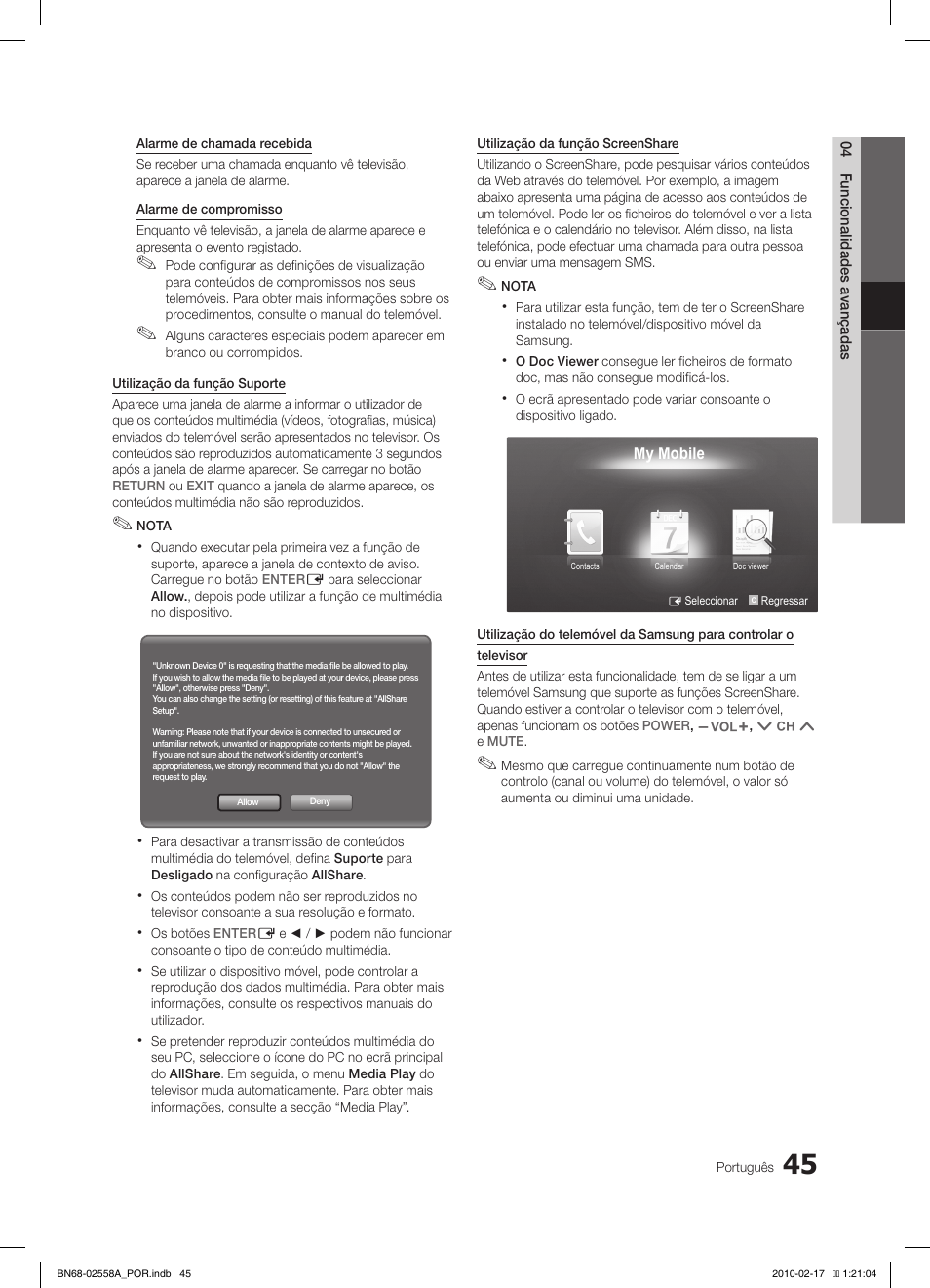 Samsung LE32C652L2W User Manual | Page 207 / 326