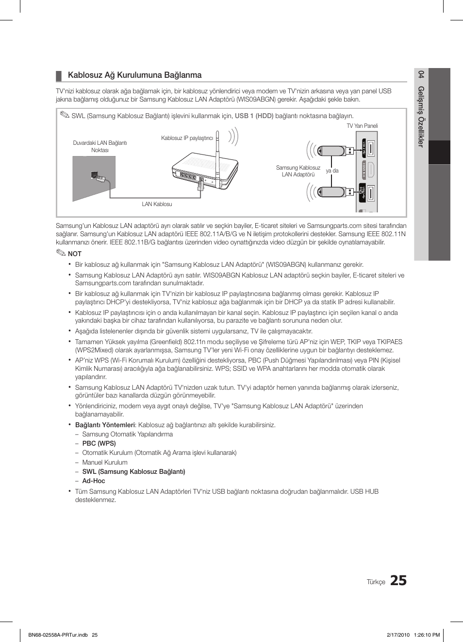 Samsung LE32C652L2W User Manual | Page 295 / 326