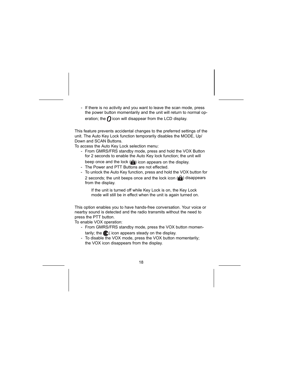 Audiovox GMRS600SLK User Manual | Page 18 / 28