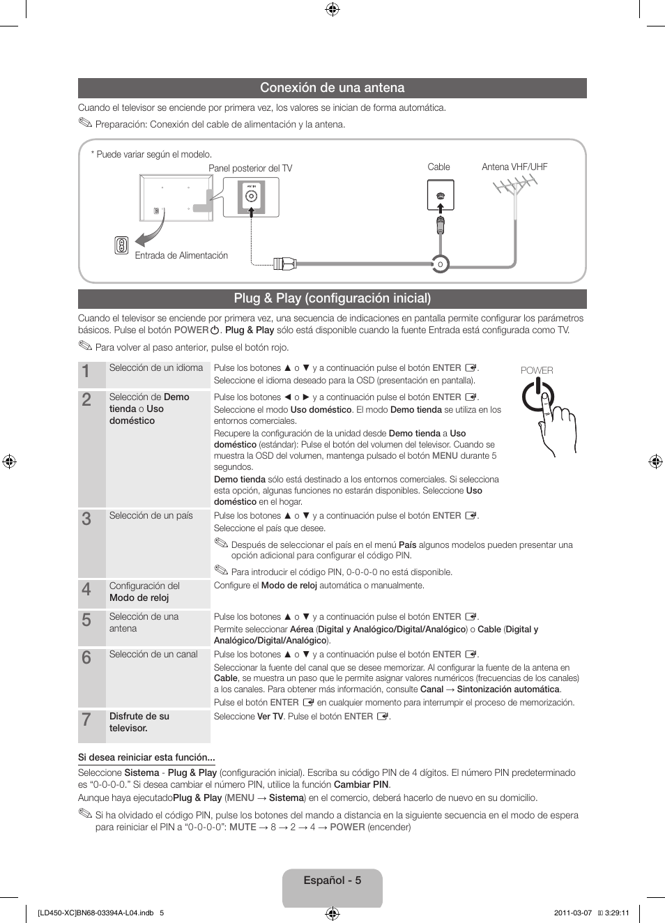 Samsung LE22D450G1W User Manual | Page 37 / 65