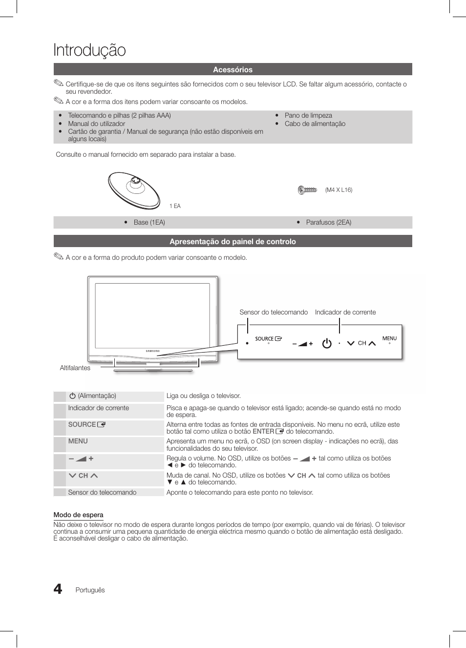 Introdução | Samsung LE19C350D1W User Manual | Page 103 / 200