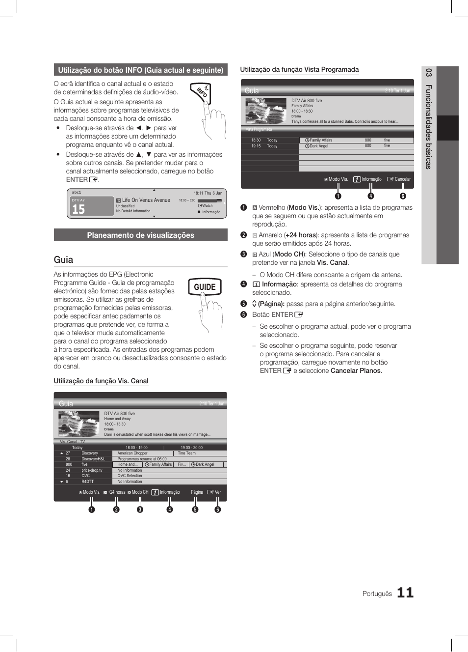 Fav.ch p.mode dual mts, Guia, Media.p | Samsung LE19C350D1W User Manual | Page 110 / 200