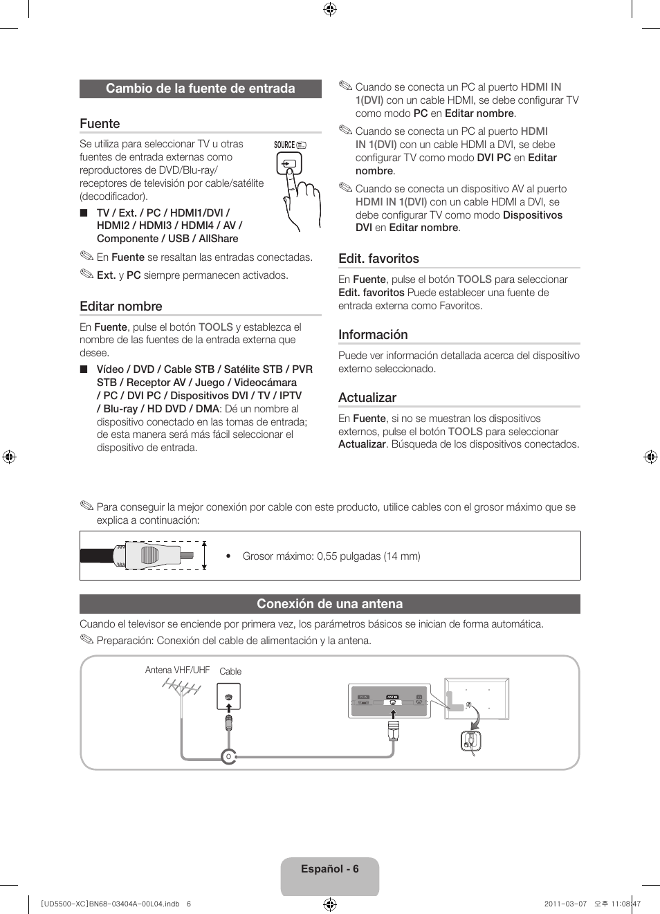 Samsung UE46D5500RW User Manual | Page 46 / 80