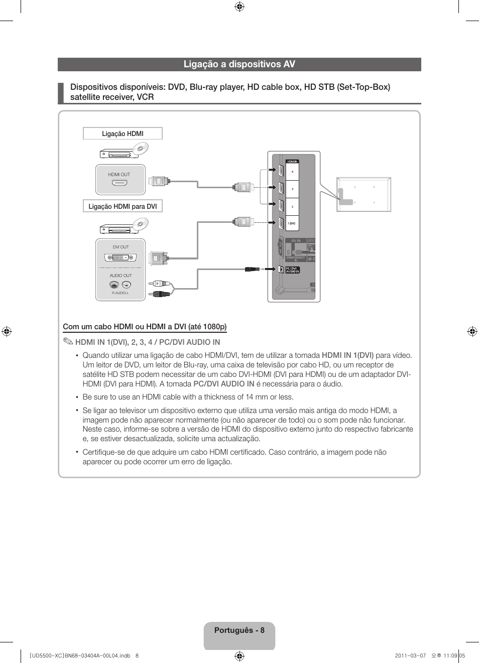 Samsung UE46D5500RW User Manual | Page 68 / 80