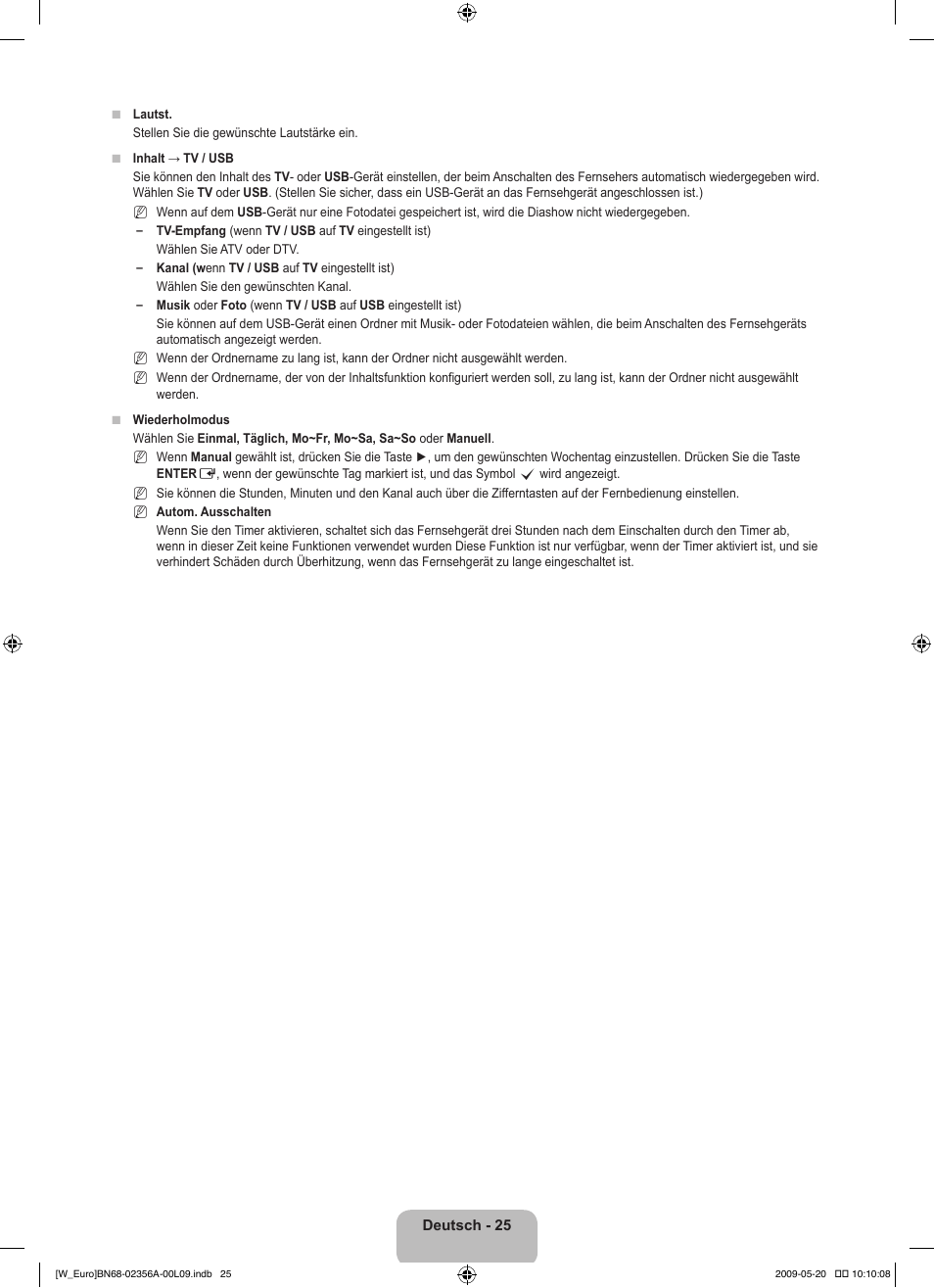 Samsung LE46B620R3W User Manual | Page 119 / 422