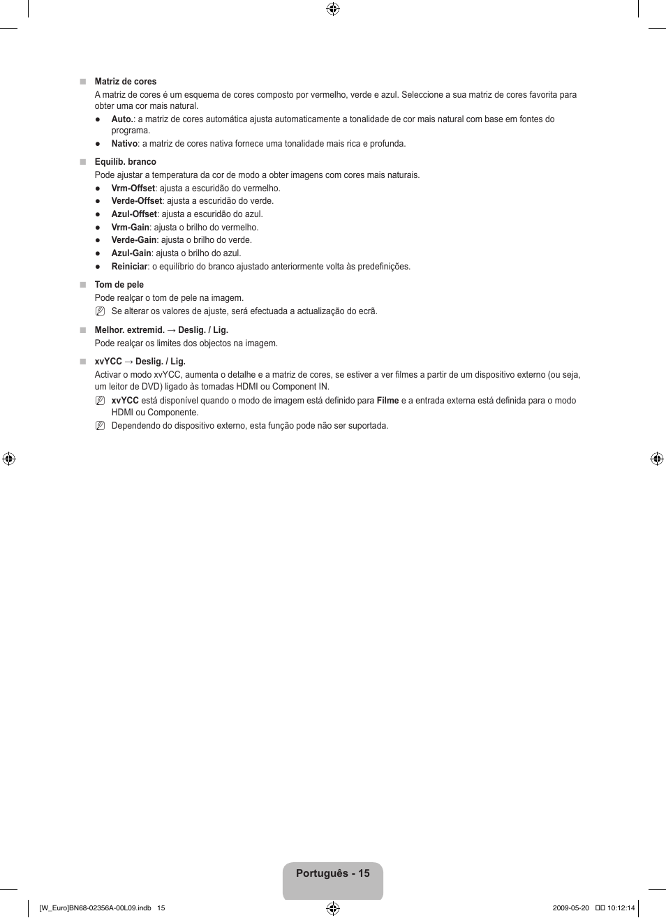 Samsung LE46B620R3W User Manual | Page 293 / 422