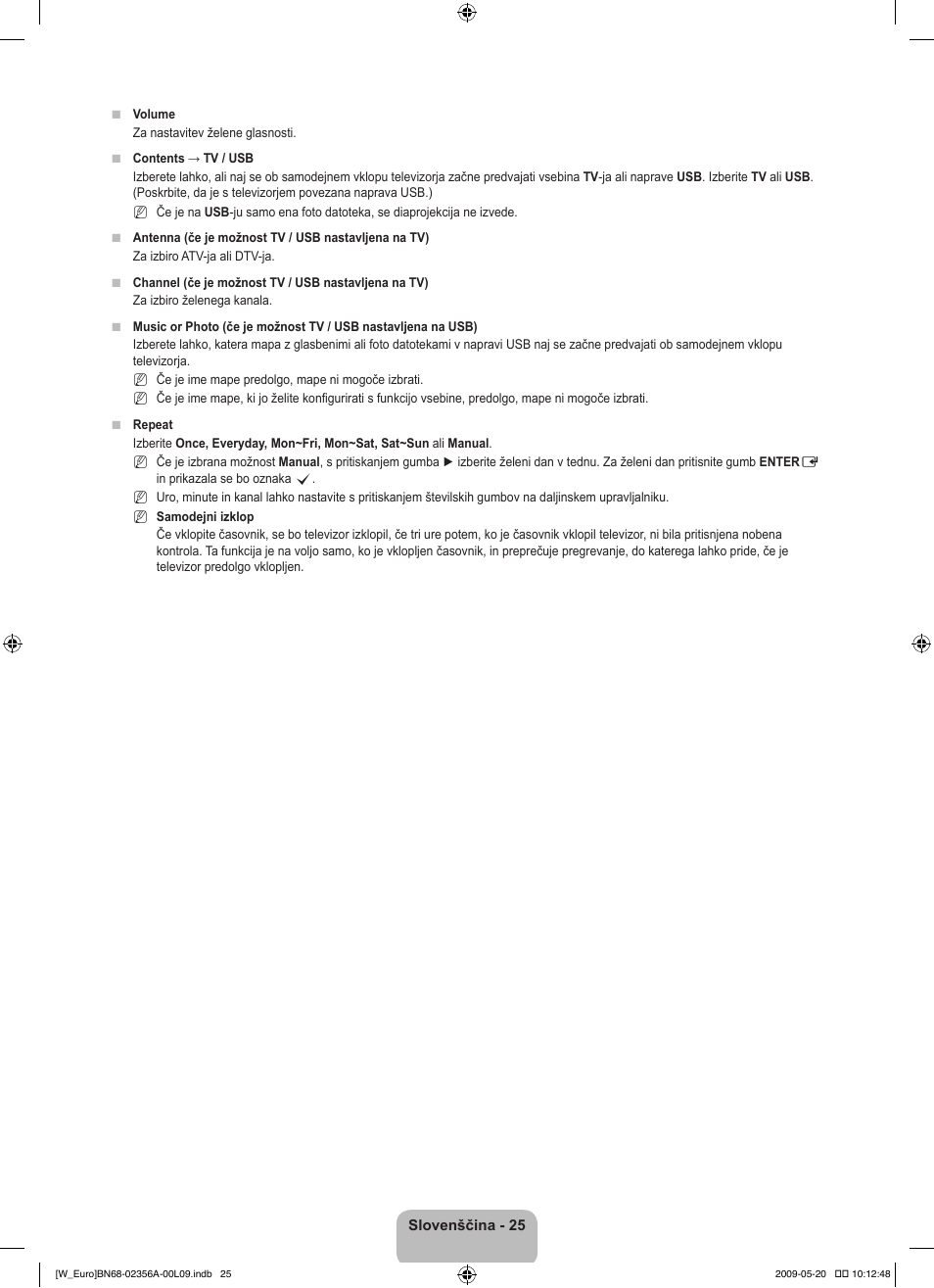 Samsung LE46B620R3W User Manual | Page 349 / 422