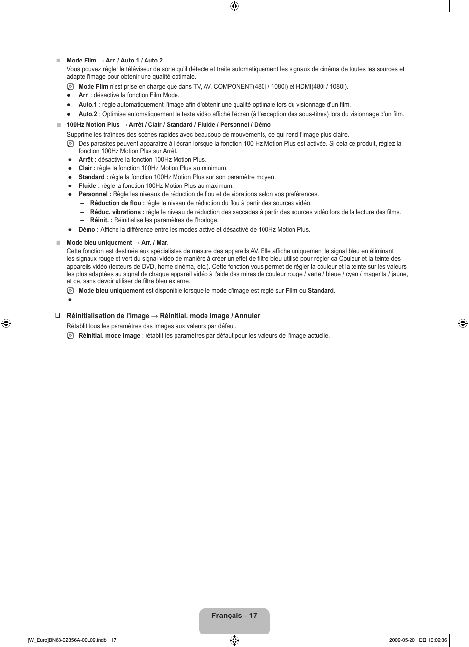 Samsung LE46B620R3W User Manual | Page 65 / 422