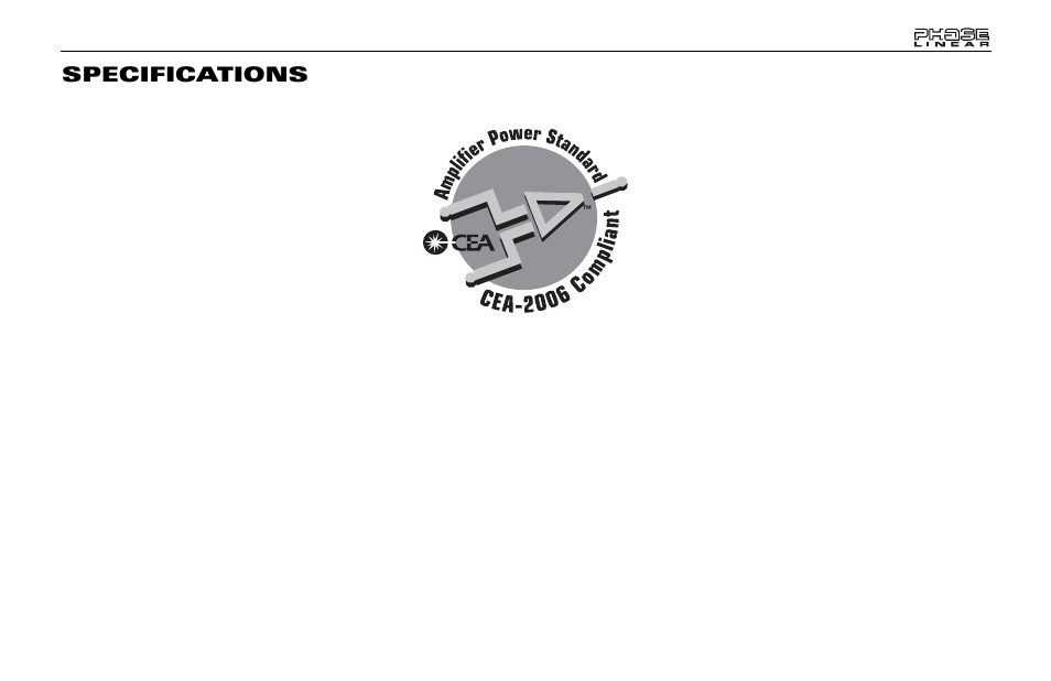 Specifications | Audiovox Jensen Phase Linear PCD160U User Manual | Page 15 / 48