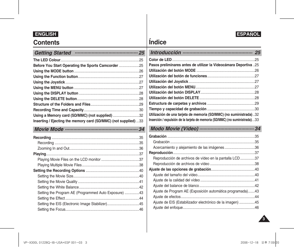 Samsung VP-X300 User Manual | Page 3 / 117