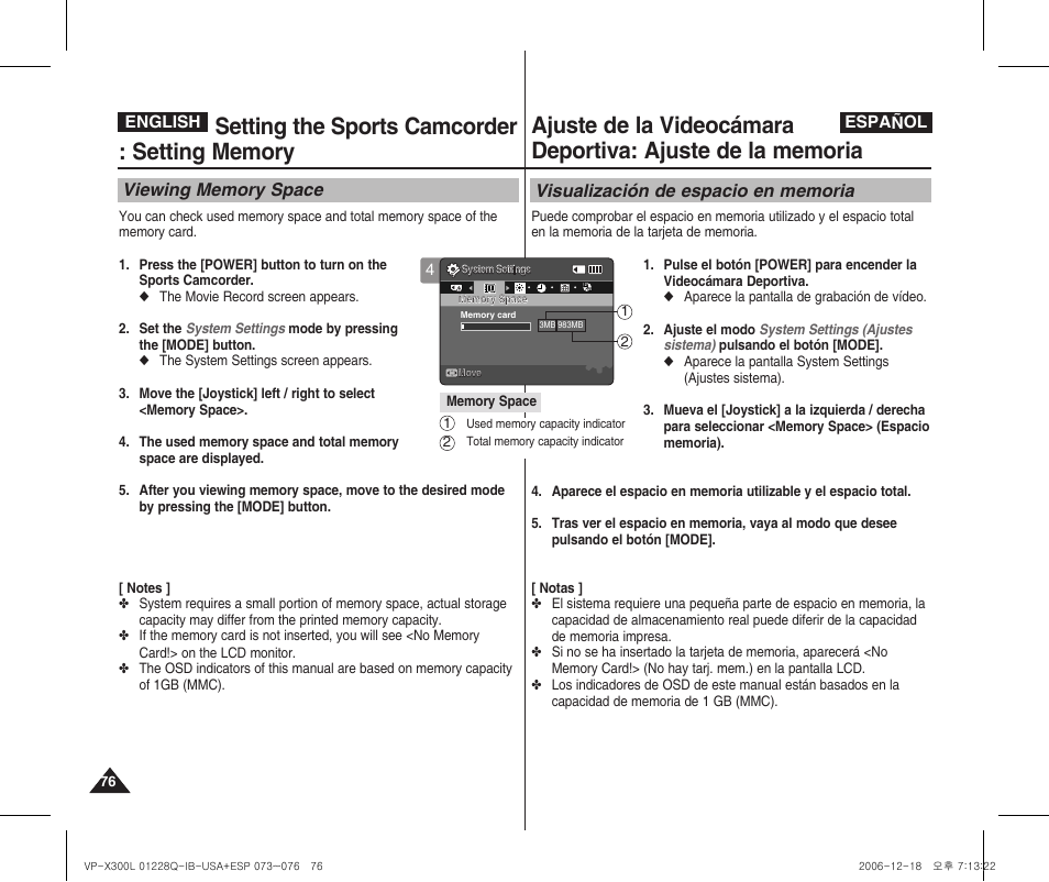 Samsung VP-X300 User Manual | Page 76 / 117