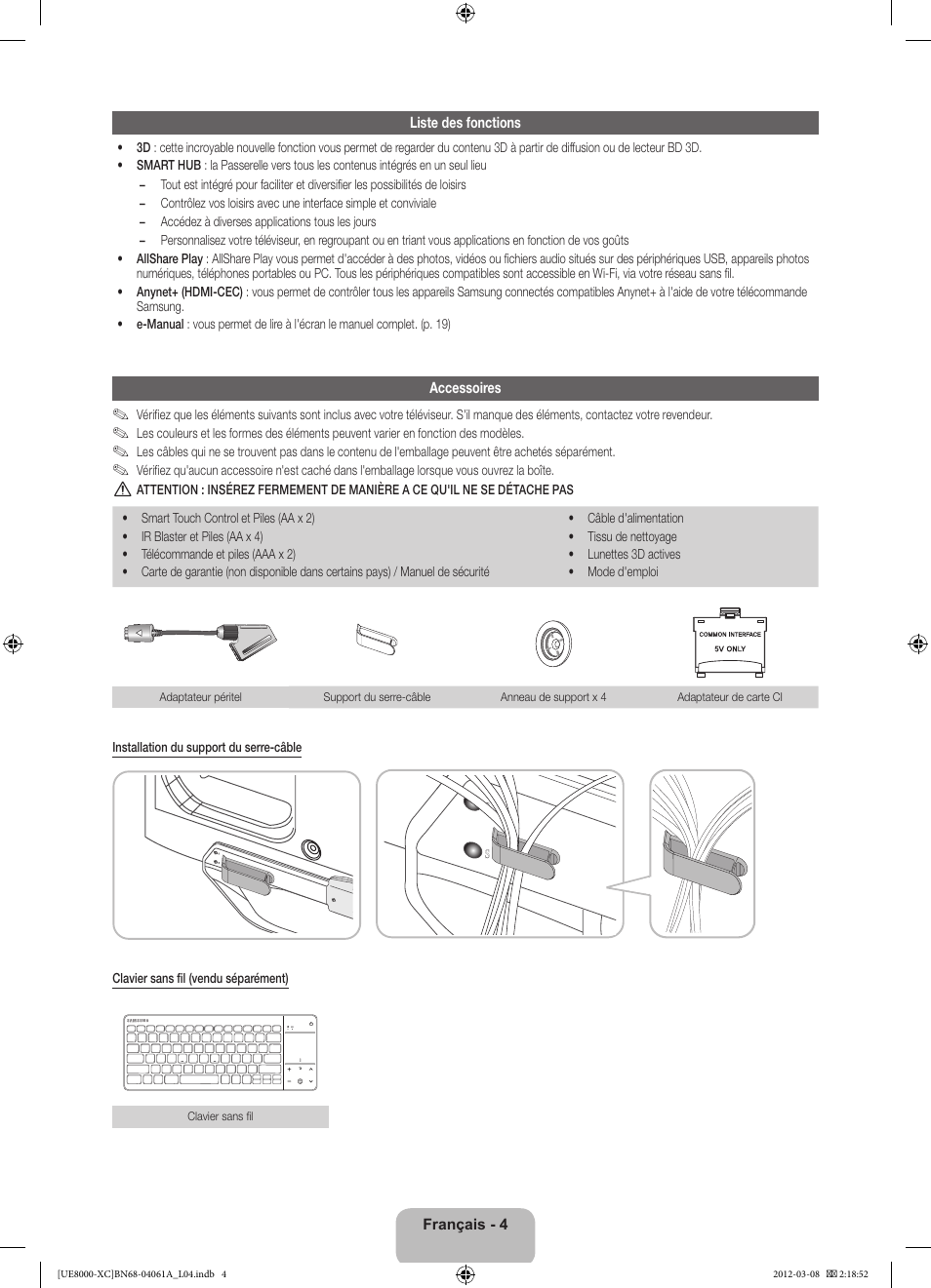 Samsung UE46ES8000S User Manual | Page 27 / 93