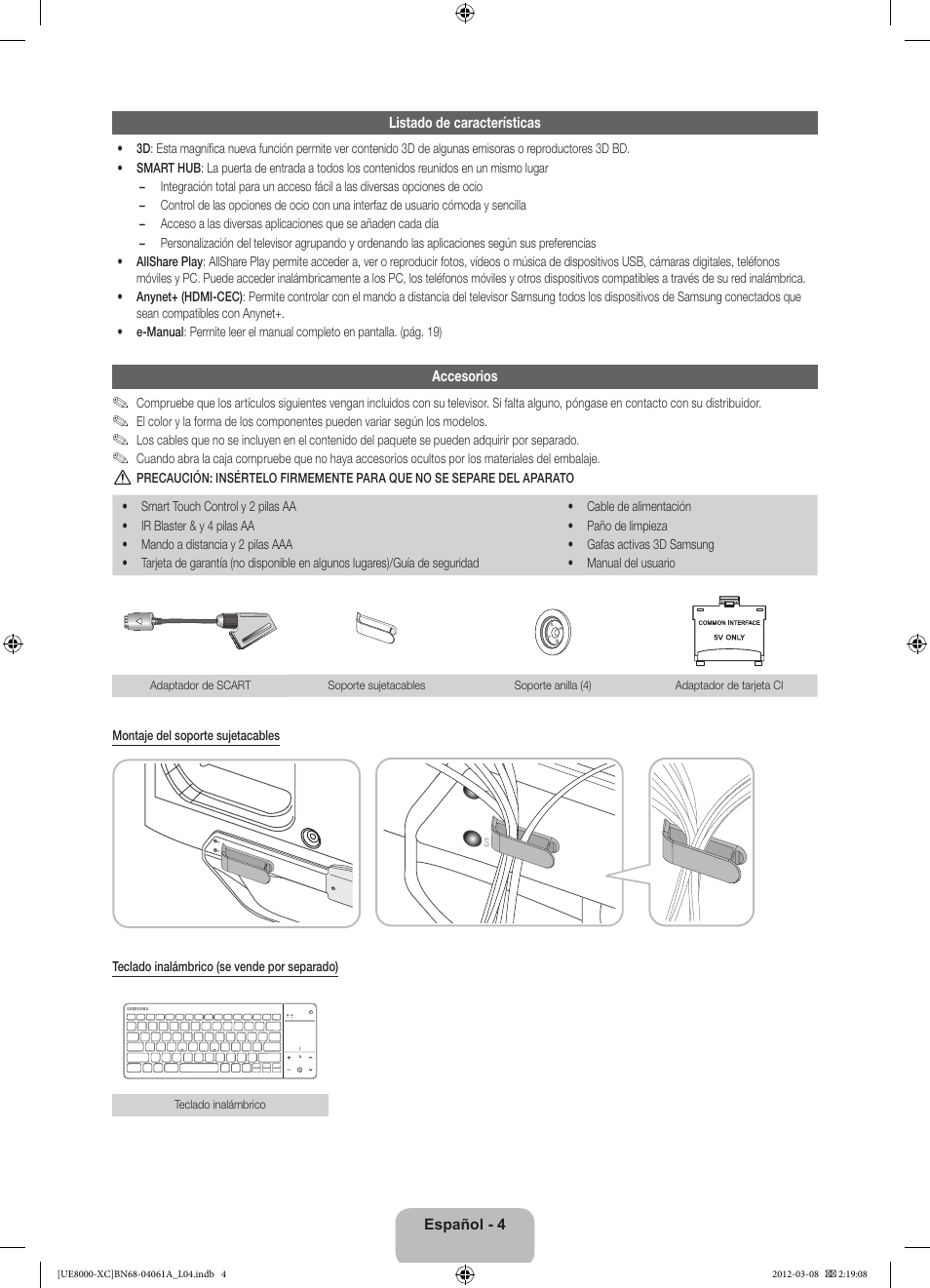 Samsung UE46ES8000S User Manual | Page 50 / 93