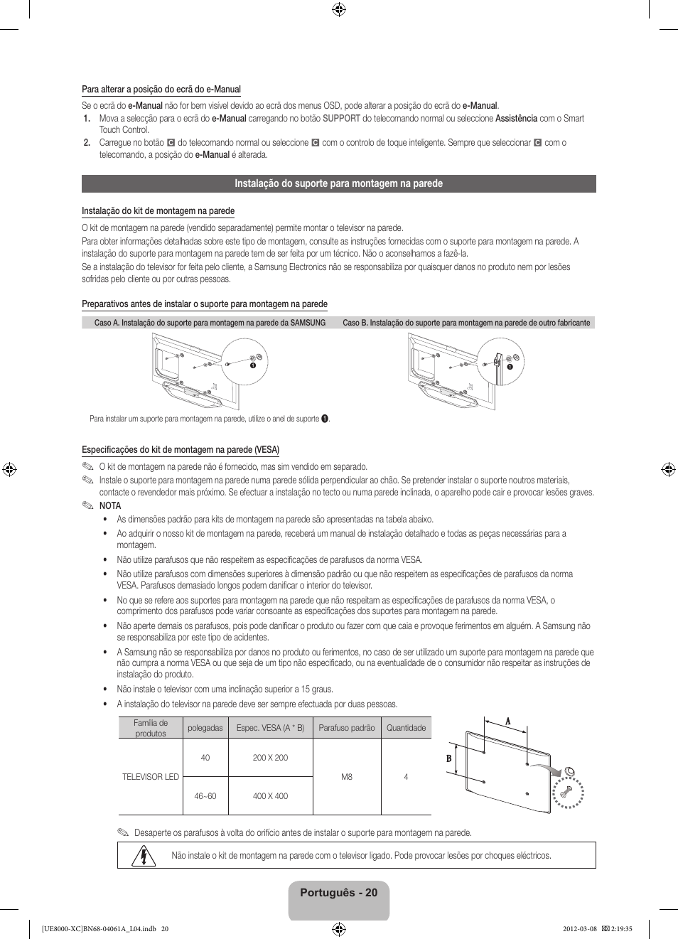 Samsung UE46ES8000S User Manual | Page 89 / 93