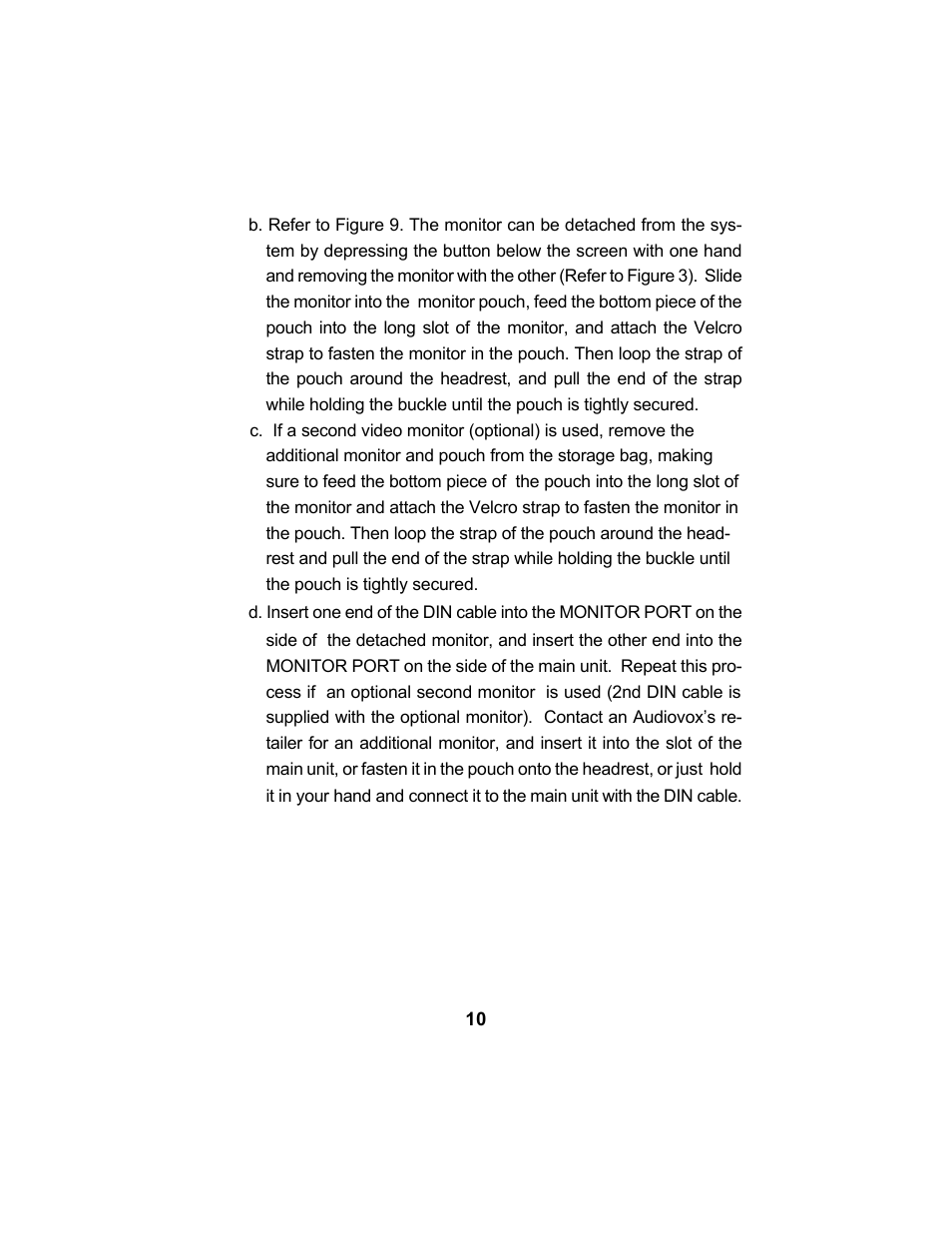 Audiovox VBP5000 User Manual | Page 13 / 44
