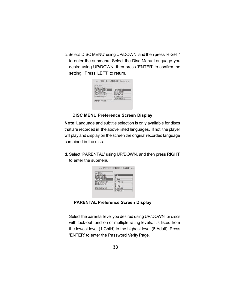 Audiovox VBP5000 User Manual | Page 36 / 44