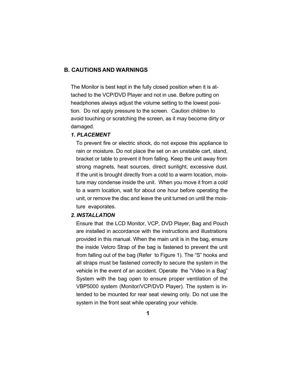 Audiovox VBP5000 User Manual | Page 4 / 44