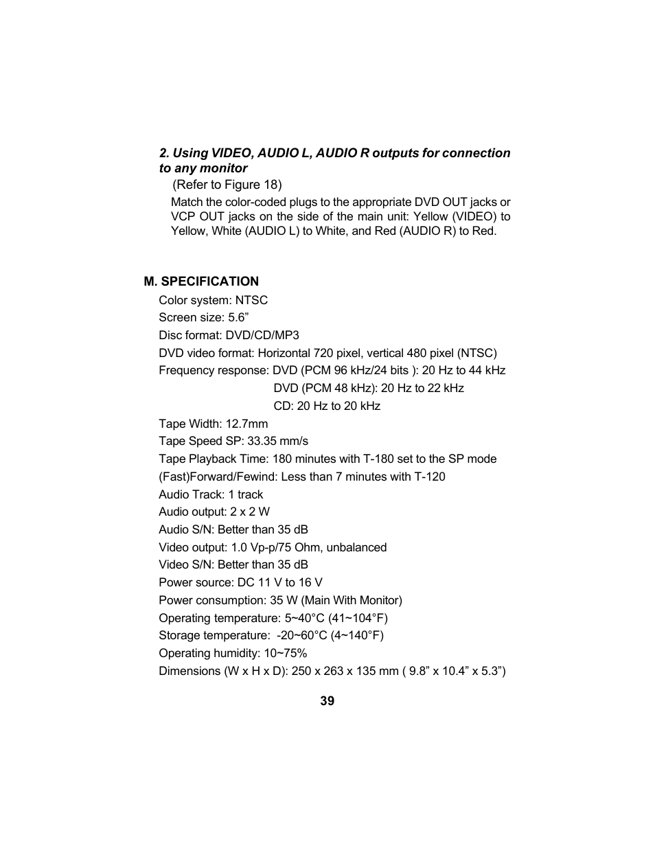 Audiovox VBP5000 User Manual | Page 42 / 44