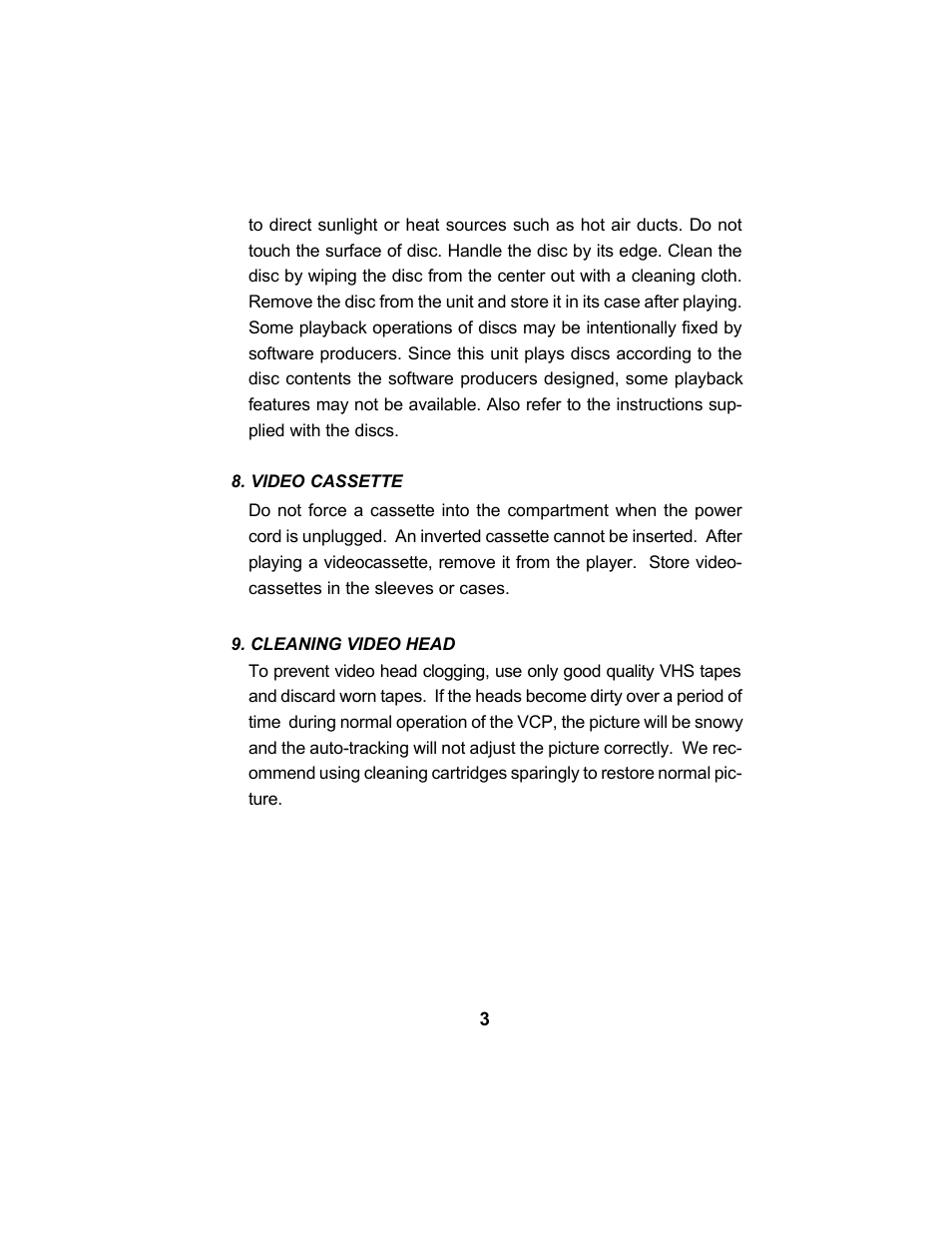 Audiovox VBP5000 User Manual | Page 6 / 44