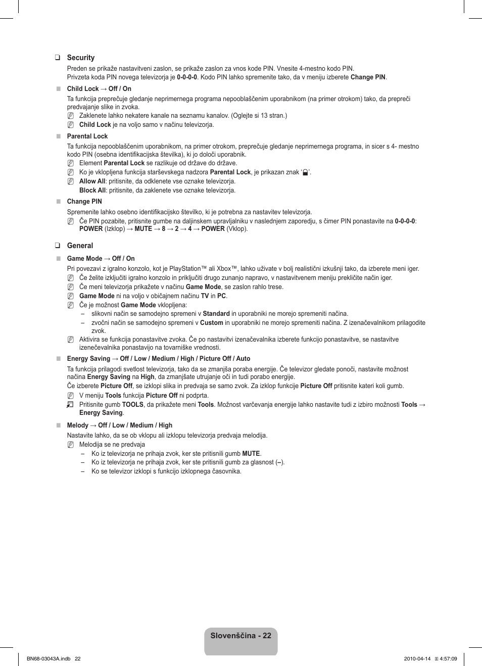 Samsung LE19C451E2W User Manual | Page 160 / 214