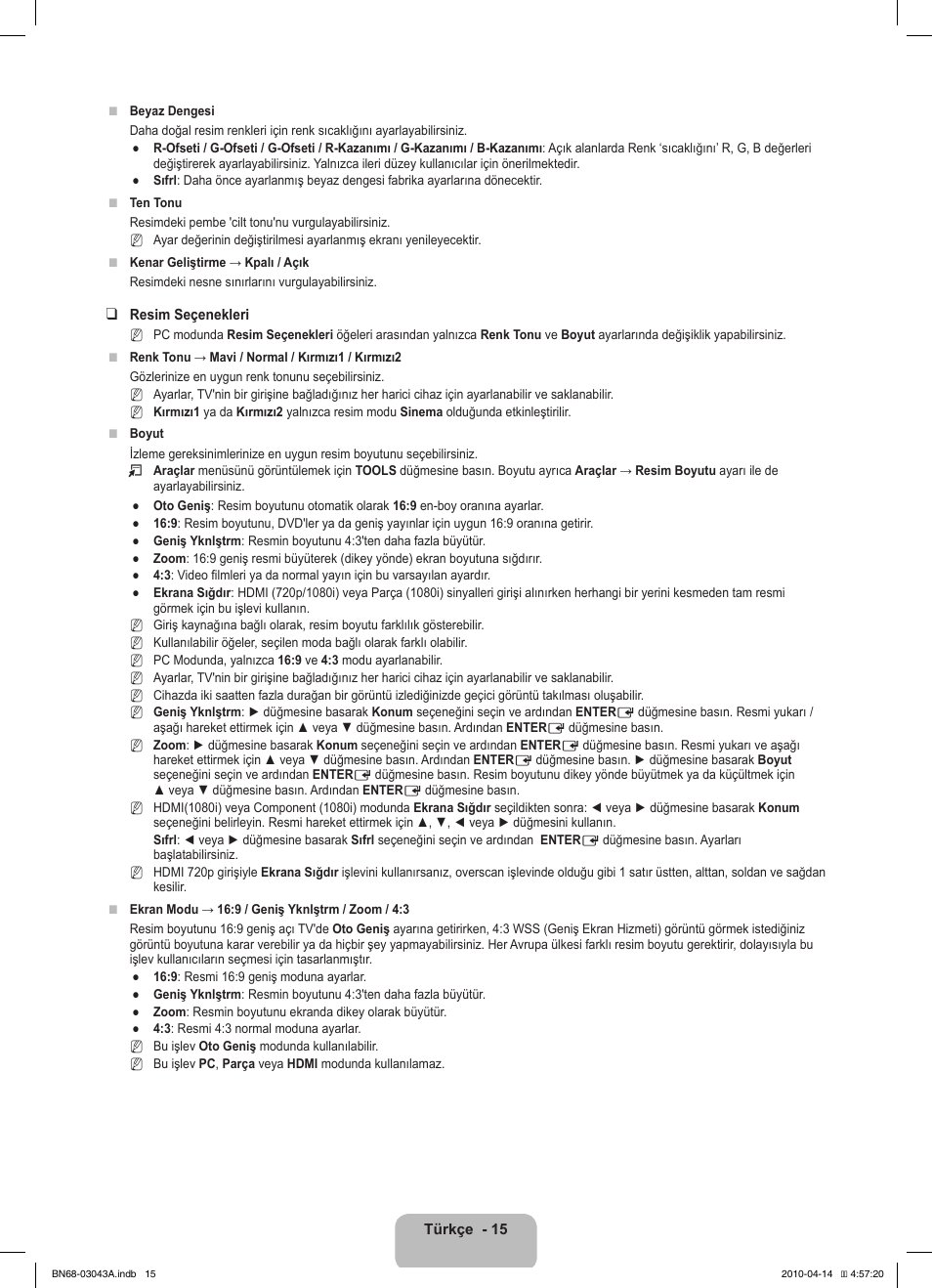Samsung LE19C451E2W User Manual | Page 187 / 214