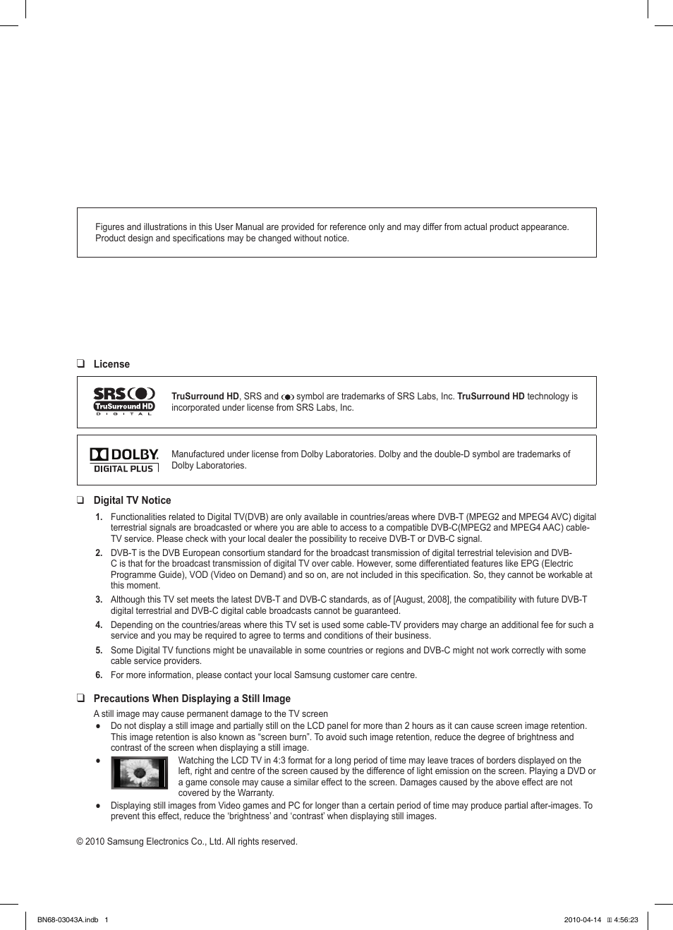 Samsung LE19C451E2W User Manual | Page 2 / 214