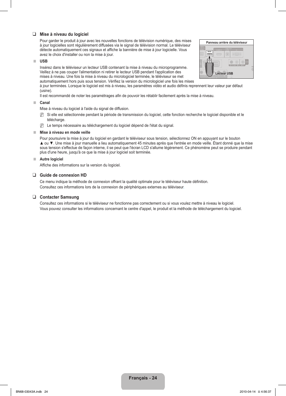 Samsung LE19C451E2W User Manual | Page 60 / 214