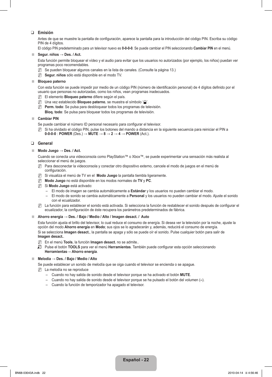 Samsung LE19C451E2W User Manual | Page 92 / 214