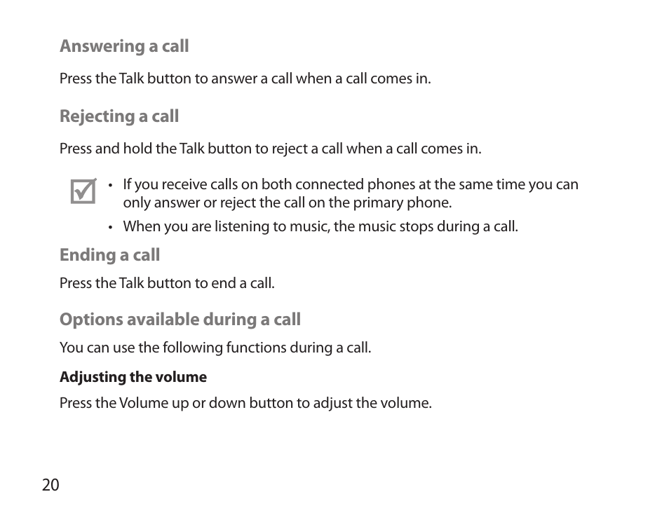 Samsung BHS6000 User Manual | Page 22 / 100