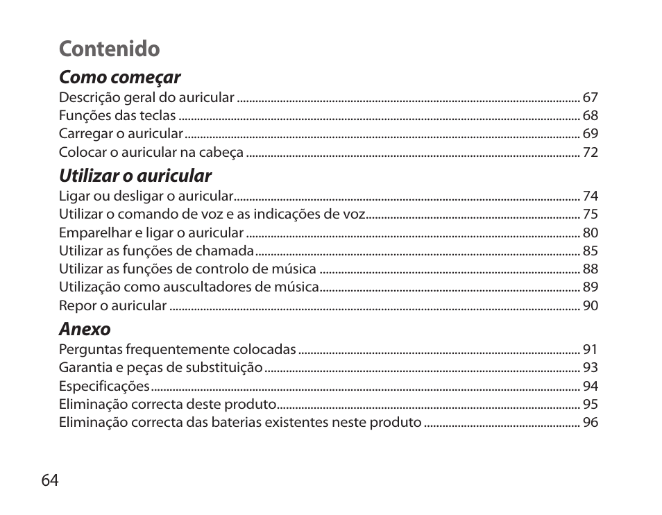 Samsung BHS6000 User Manual | Page 66 / 100