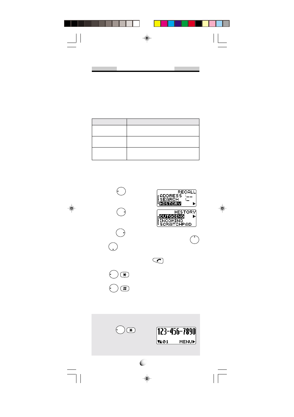 Call history | Audiovox CDM-4000 User Manual | Page 40 / 79