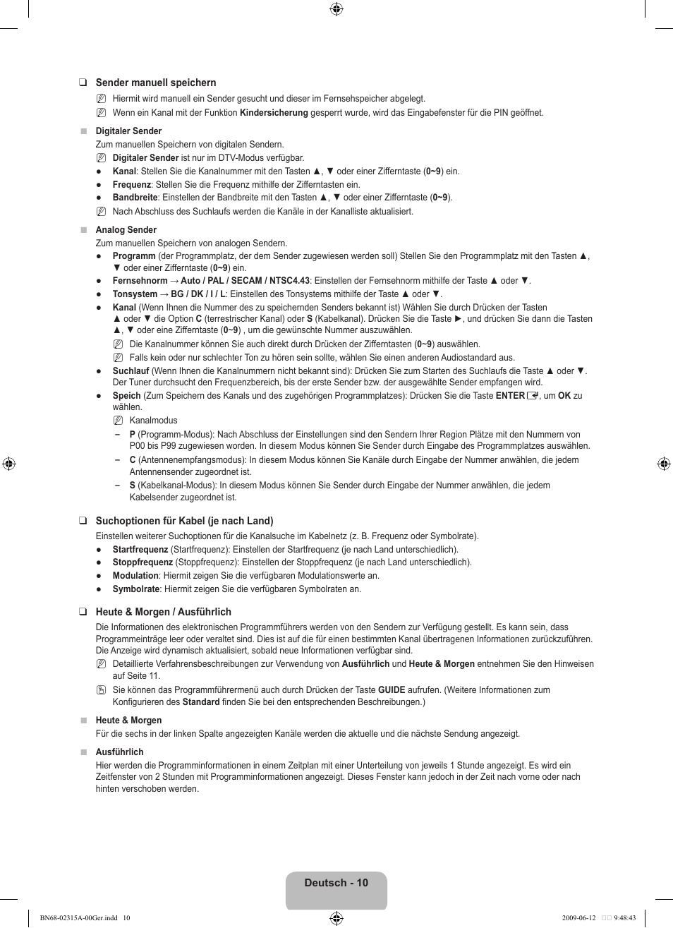 Samsung LE32B553M3W User Manual | Page 104 / 422