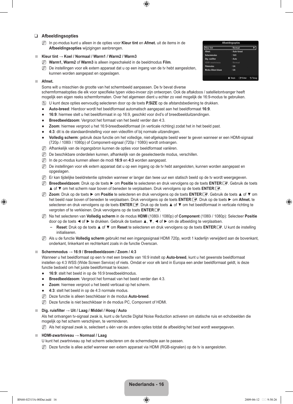 Samsung LE32B553M3W User Manual | Page 156 / 422