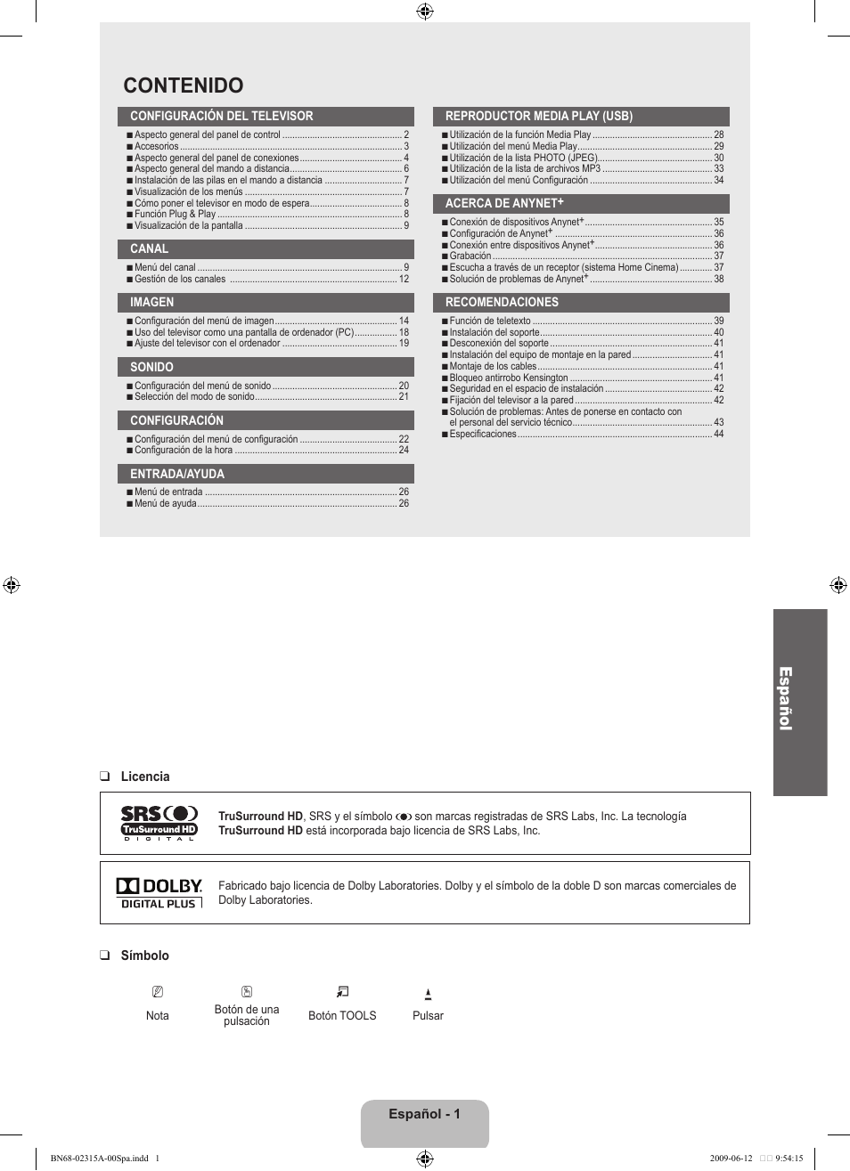 Samsung LE32B553M3W User Manual | Page 233 / 422