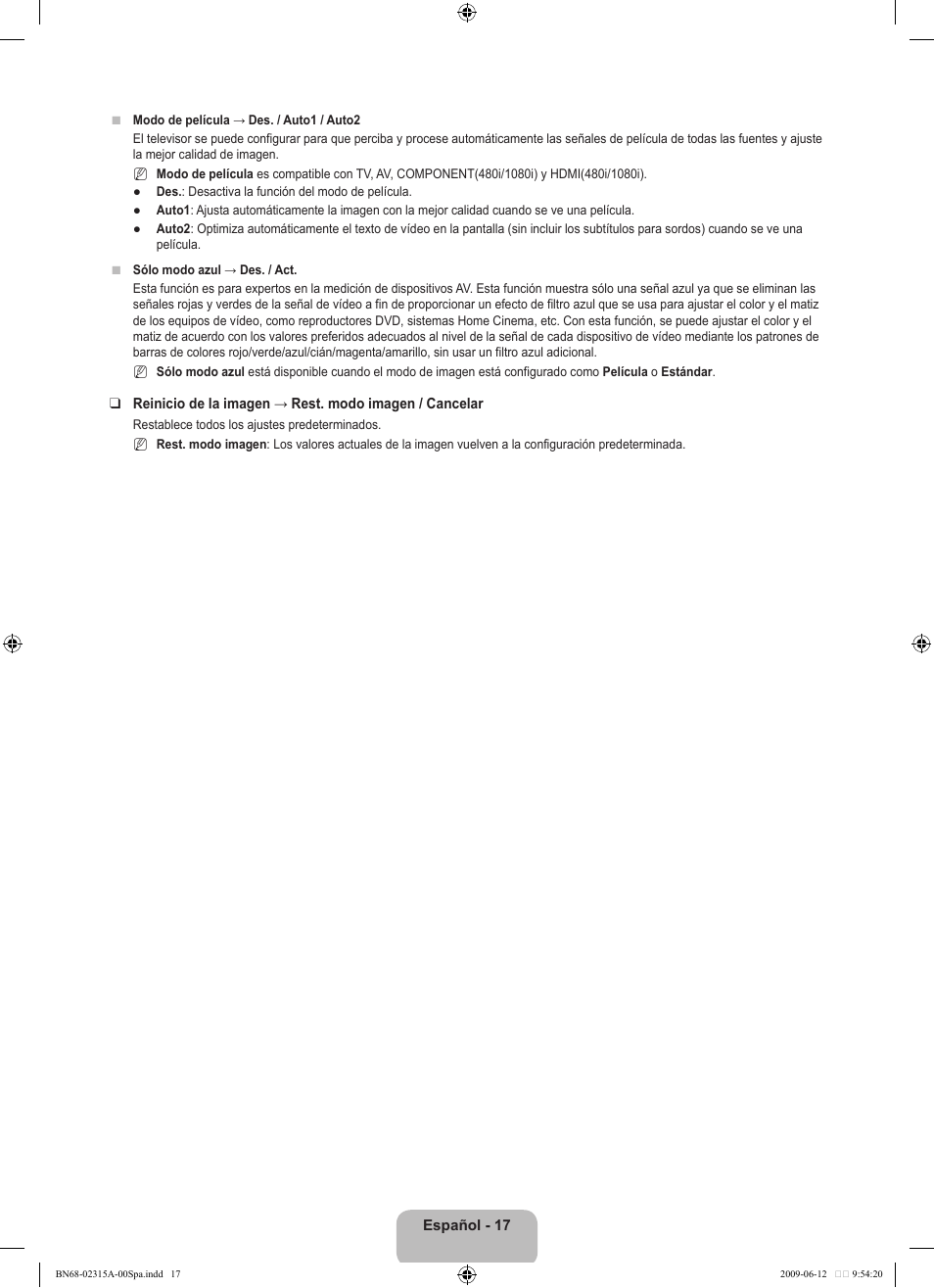 Samsung LE32B553M3W User Manual | Page 249 / 422