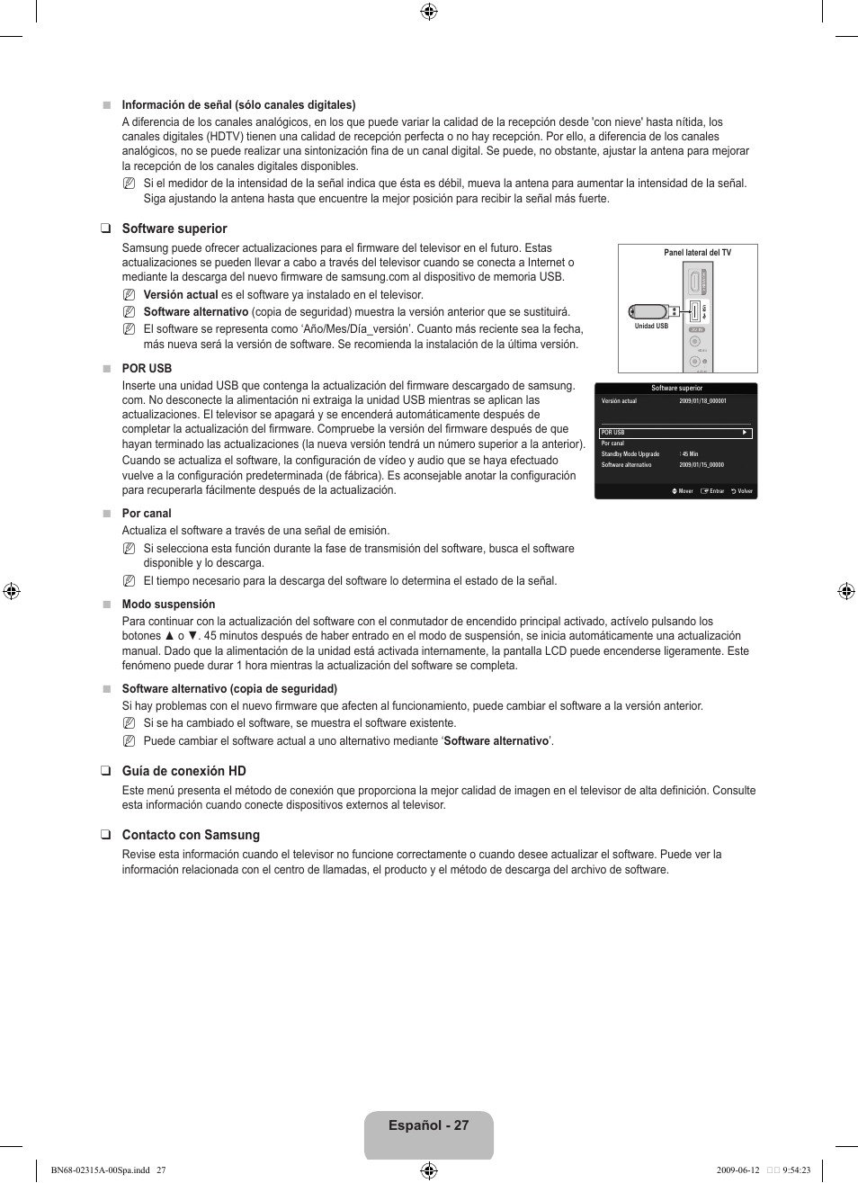 Samsung LE32B553M3W User Manual | Page 259 / 422