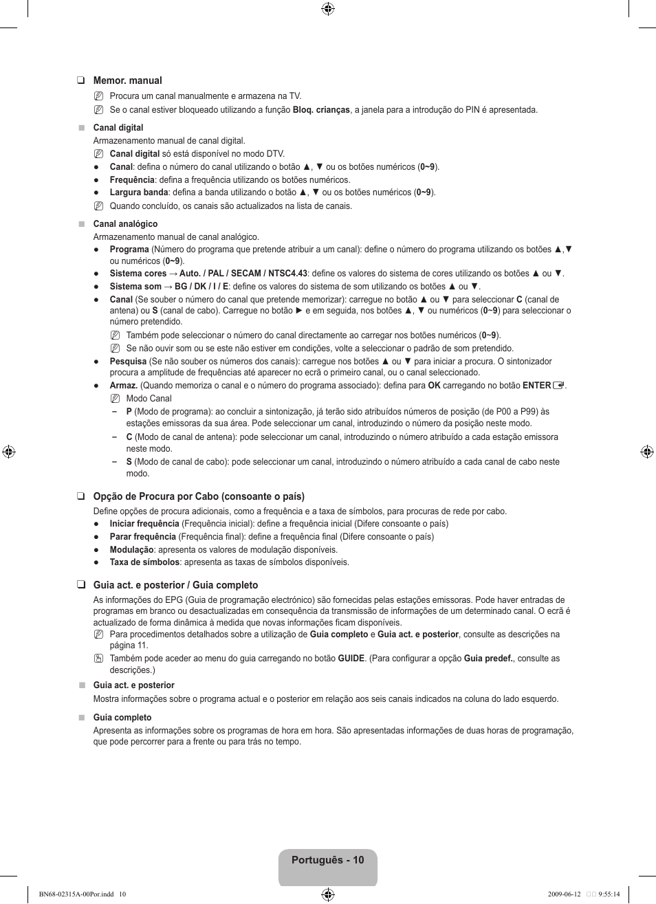 Samsung LE32B553M3W User Manual | Page 288 / 422