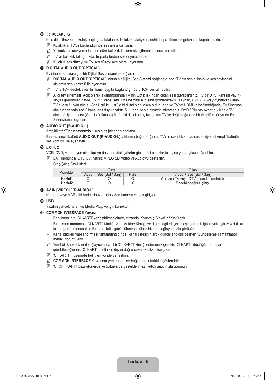 Samsung LE32B553M3W User Manual | Page 375 / 422