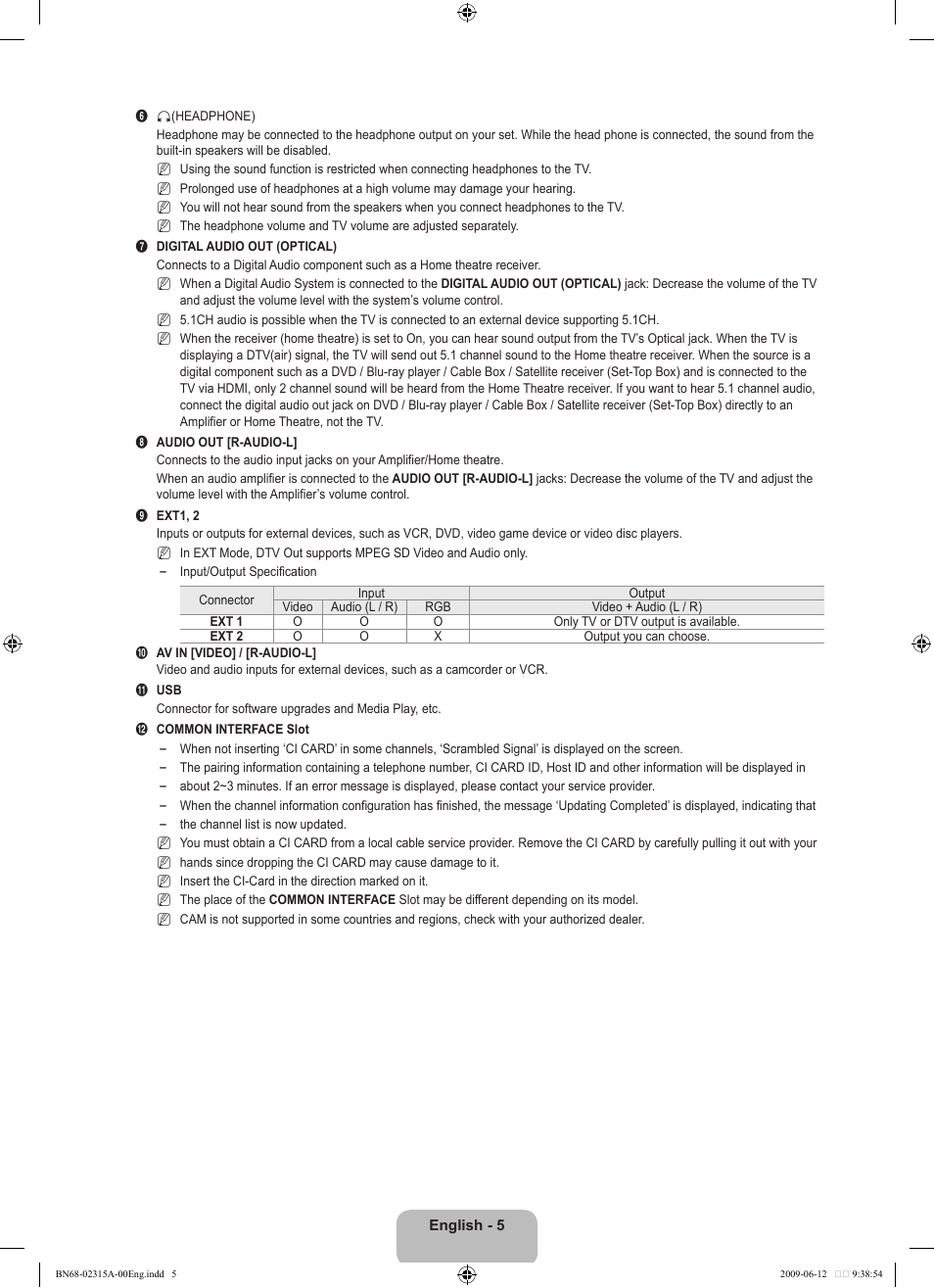 Samsung LE32B553M3W User Manual | Page 7 / 422