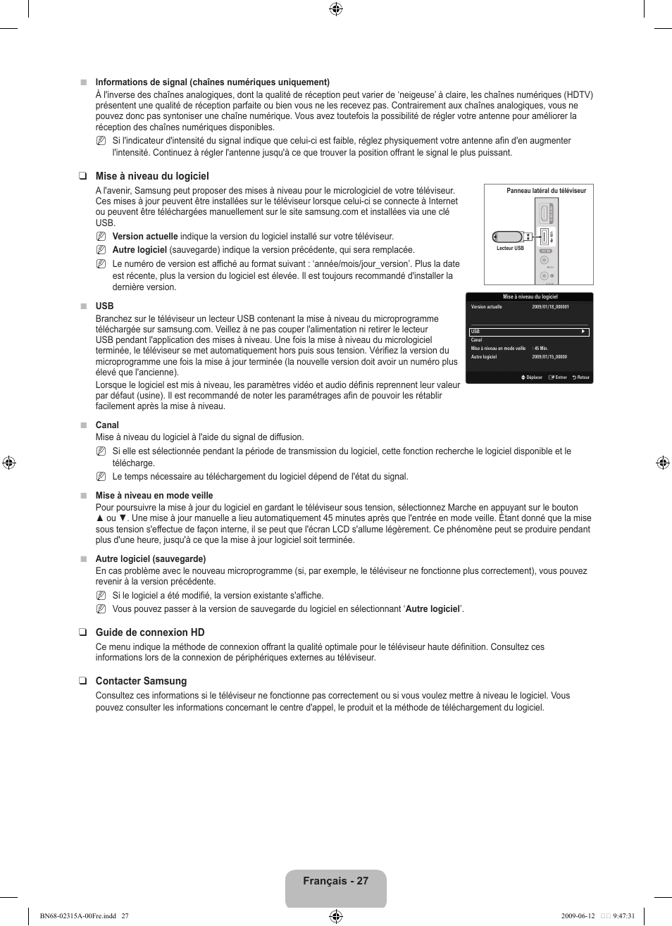 Samsung LE32B553M3W User Manual | Page 75 / 422