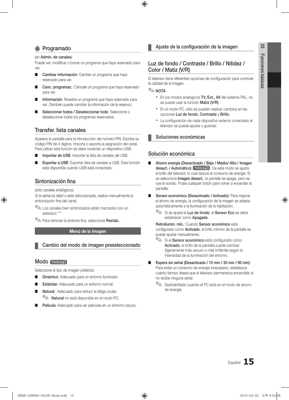 Samsung UE40C6600UW User Manual | Page 135 / 362