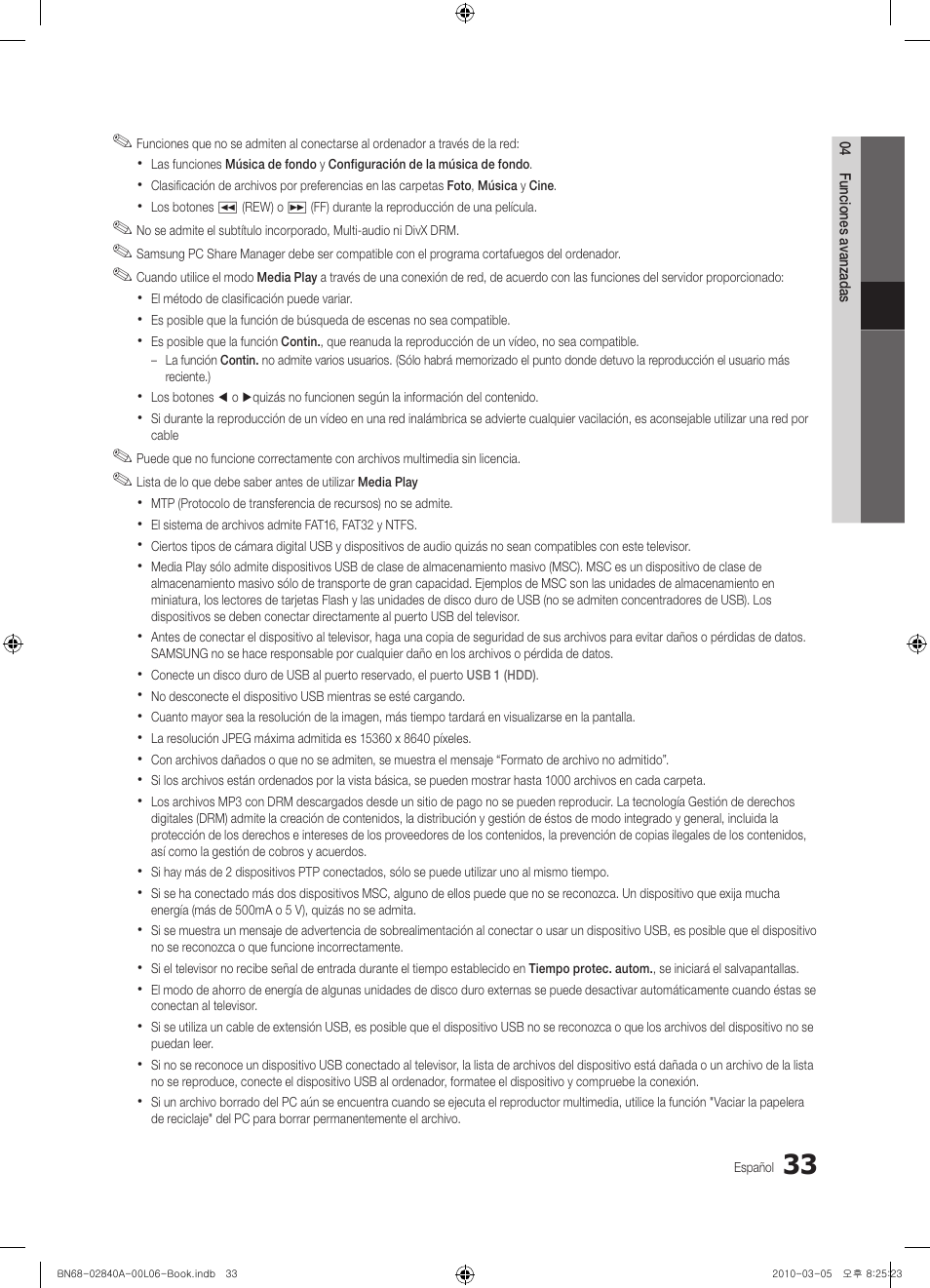 Samsung UE40C6600UW User Manual | Page 153 / 362