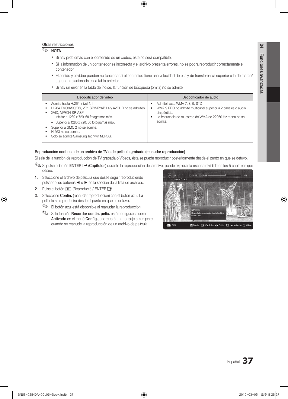 Samsung UE40C6600UW User Manual | Page 157 / 362
