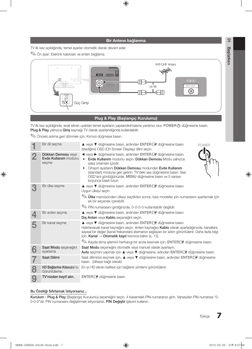 Samsung UE40C6600UW User Manual | Page 307 / 362