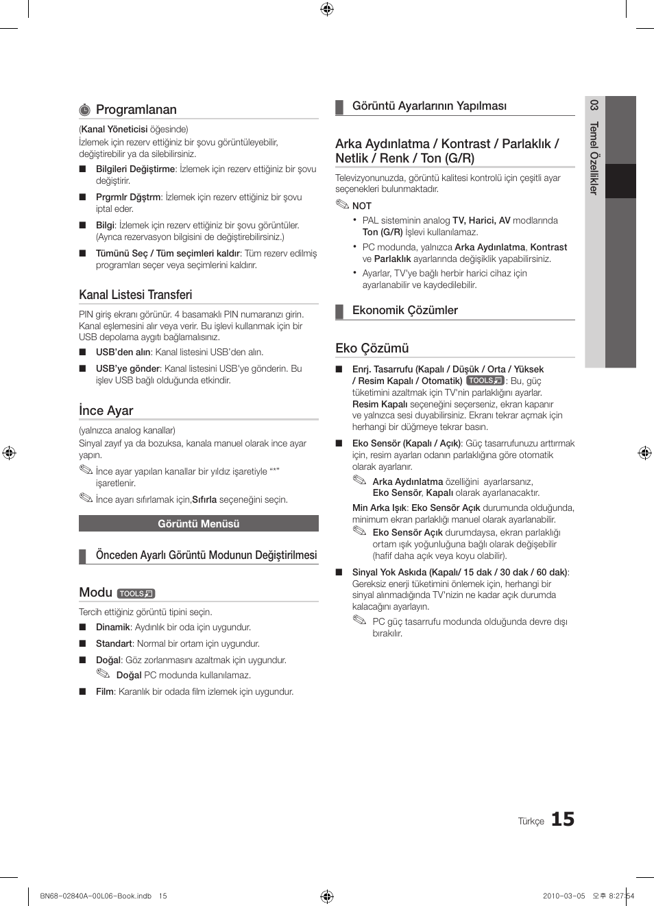 Samsung UE40C6600UW User Manual | Page 315 / 362