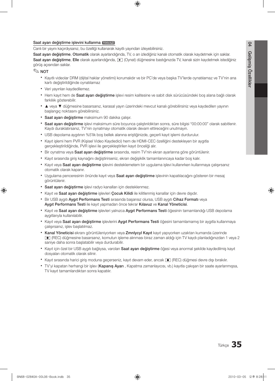 Samsung UE40C6600UW User Manual | Page 335 / 362