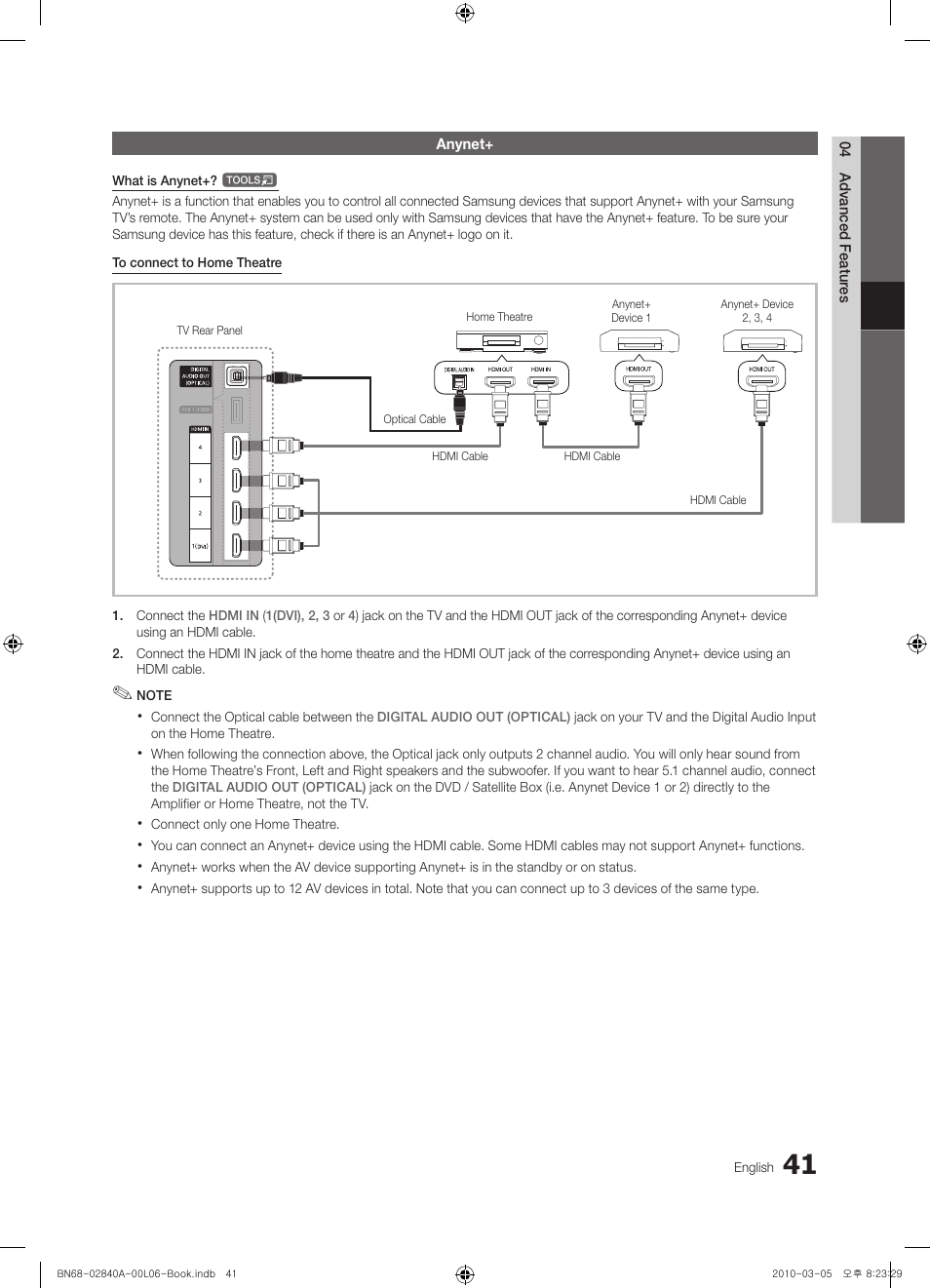 Samsung UE40C6600UW User Manual | Page 41 / 362